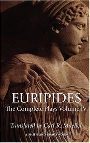 Cover of The  complete plays by Euripides