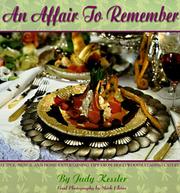 Cover of An affair to remember by Judy Kessler