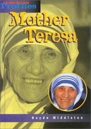 Front cover of Mother Teresa by Haydn Middleton