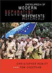 Cover of Encyclopedia of modern separatist movements by Christopher Hewitt