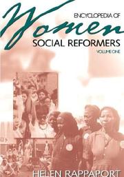 Front cover of Encyclopedia of Women Social Reformers by Helen Rappaport