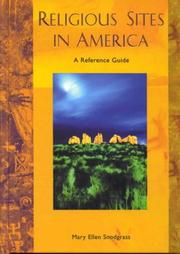 Front cover of Religious Sites in America by Mary Ellen Snodgrass