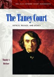 Cover of The Taney Court by Timothy S. Huebner
