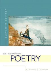 Cover of An introduction to poetry by X. J. Kennedy
