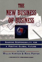 Cover of The new business of business by Willis W. Harman
