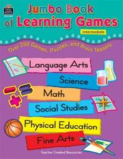 Front cover of Jumbo book of learning games by Patti Sima
