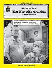 Front cover of A Guide for Using The War with Grandpa in the Classroom by KAREN LEIVISKA
