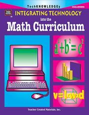 Cover of Integrating technology into the math curriculum by Mark Sealey