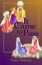 Cover of It came to pass by Grace Maberry