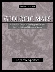 Cover of Geologic Maps by Edgar W. Spencer