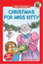 Front cover of Christmas for Miss Kitty by Mercer Mayer