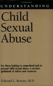 Front cover of Understanding child sexual abuse by Edward L. Rowan
