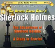 Front cover of Sherlock Holmes in The Adventures of Sherlock Holmes and A Study in Scarlet by Arthur Conan Doyle