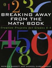 Cover of Breaking away from the math book by Patricia Baggett