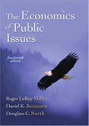 Front cover of Economics of Public Issues by Roger L. Miller