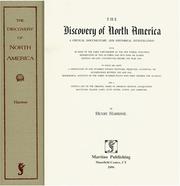 Front cover of The discovery of North America by Henry Harrisse