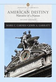 Cover of American destiny by Mark C. Carnes