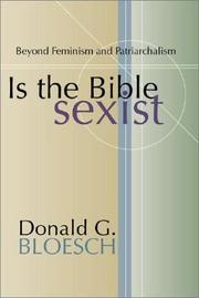 Front cover of Is the Bible sexist? by Donald G. Bloesch