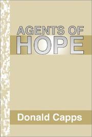 Front cover of Agents of Hope by Donald Capps