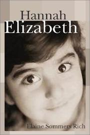 Front cover of Hannah Elizabeth by Elaine Sommers Rich