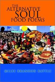 Front cover of The Alternative Soul Food Poems by Miles Brandon Battle