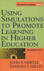 Front cover of Using Simulations to Promote Learning in Higher Education by John Paul Hertel