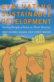 Cover of Evaluating sustainable development by Okechukwu Ukaga
