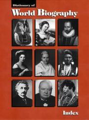 Front cover of Dictionary of World Biography by Frank N. Magill