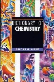 Front cover of Dictionary of Chemistry by Andrew Hunt