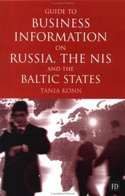 Cover of Guide to Business Info on Russia, the NIS, and the Baltic States by Tania Konn
