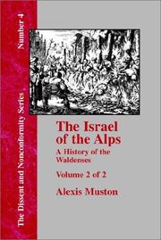 Cover of Israel of the Alps - Vol. 2 (Dissent and Nonconformity) by Muston, Alexis.