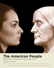 Cover of The American people by Gary B. Nash