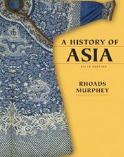 Front cover of A history of Asia by Rhoads Murphey