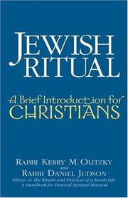 Front cover of Jewish ritual by Kerry M. Olitzky