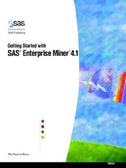 Front cover of Getting started with Enterprise Miner software by SAS Institute