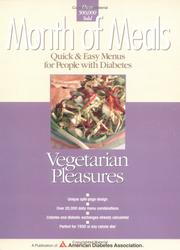 Front cover of Vegetarian pleasures by American Diabetes Association