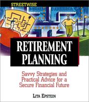 Front cover of Streetwise Retirement Planning by Lita Epstein