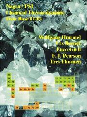 Front cover of Nagra/Psi Chemical Thermodynamic Data Base 01/01 by Wolfgang Hummel