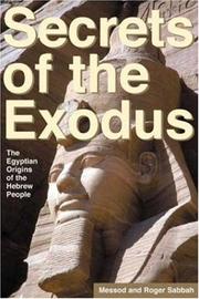 Front cover of Secrets of the Exodus by Messod Sabbah