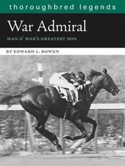 Cover of War Admiral by Edward L. Bowen