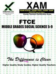 Front cover of FTCE Middle Grades Social Science 5-9 by Sharon Wynne