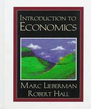 Cover of Introduction to Economics by Marc Lieberman