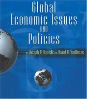 Front cover of Global economic issues and policies by Joseph P. Daniels