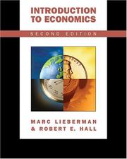 Cover of Introduction to economics by Marc Lieberman