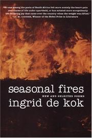 Front cover of Seasonal fires by Ingrid De Kok
