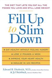 Cover of Fill up to slim down by Edward B. Diethrich