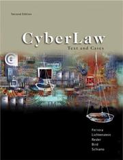 Cover of Cyberlaw by Gerald R. Ferrera