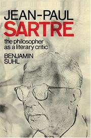 Cover of Jean-Paul Sartre by Benjamin Suhl