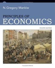 Front cover of Principles of Economics by N. Gregory Mankiw
