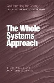 Cover of The whole systems approach by Cindy Adams